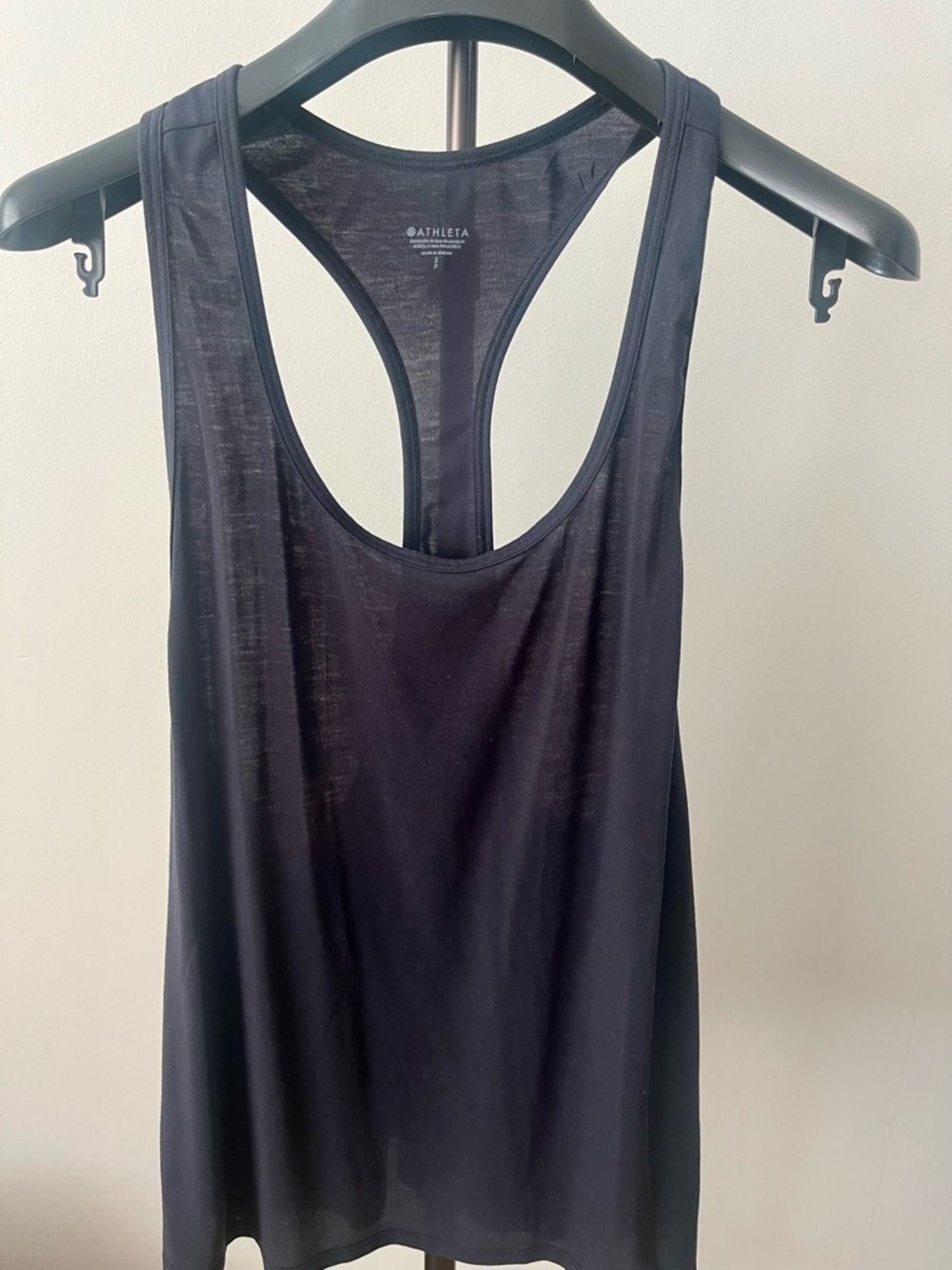 Athleta With Ease Sport Racerback Tank Black US S